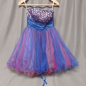 Hannah S. Short Tulle Homecoming Dress 27721